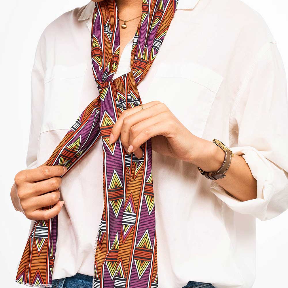 RED by KISS Silky Satin Wrap Scarf 60"X16" - Image 38