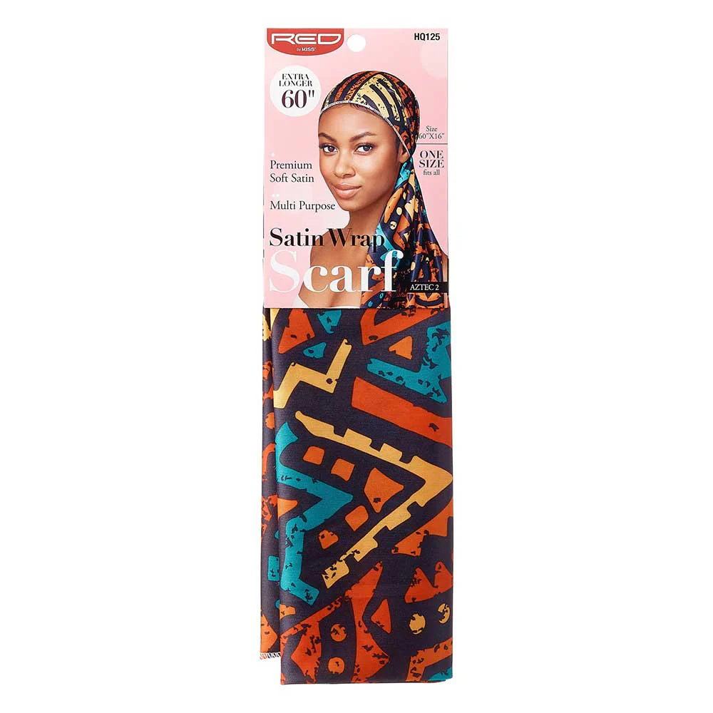 RED by KISS Silky Satin Wrap Scarf 60"X16" - Image 5