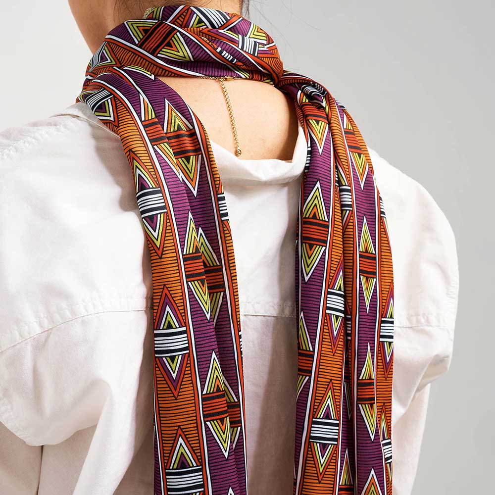 RED by KISS Silky Satin Wrap Scarf 60"X16" - Image 50