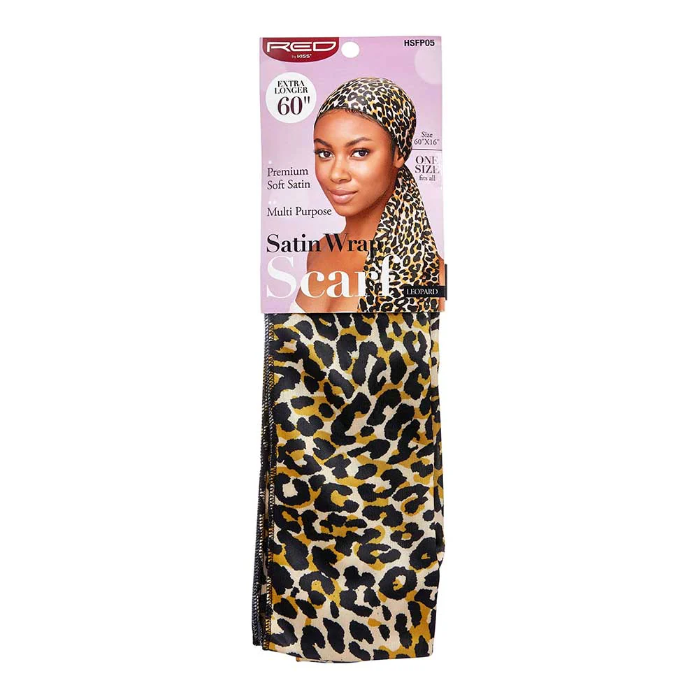 RED by KISS Silky Satin Wrap Scarf 60"X16" - Image 9