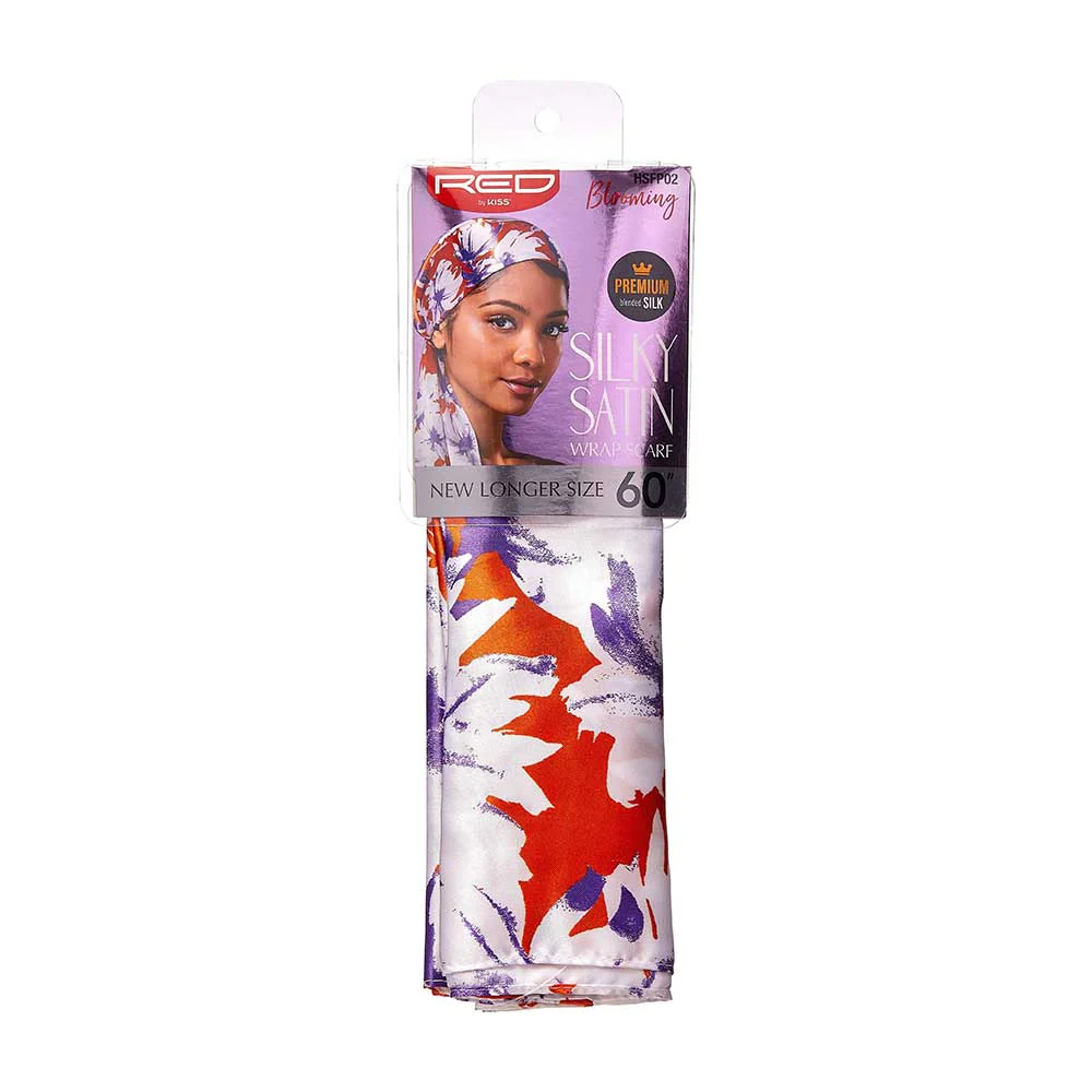 RED by KISS Silky Satin Wrap Scarf 60"X18" - Image 2