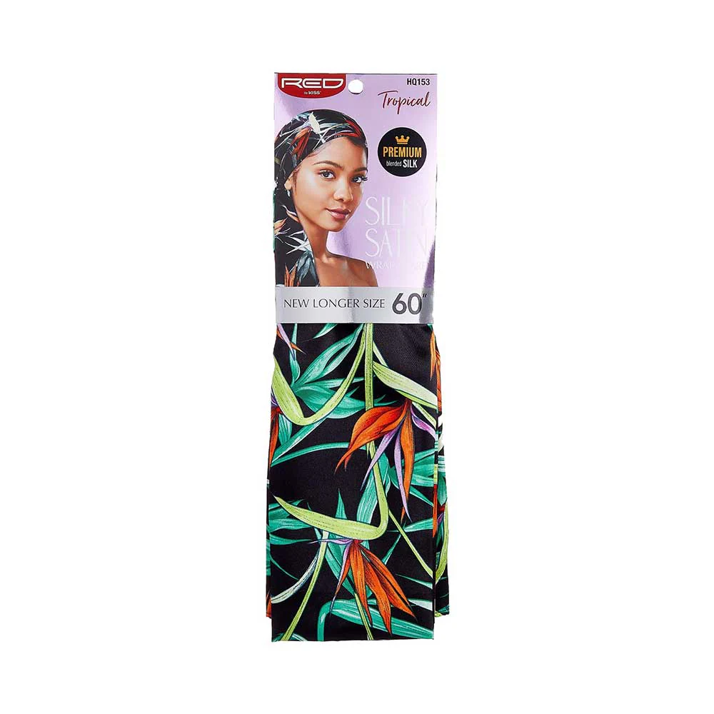 RED by KISS Silky Satin Wrap Scarf 60"X19" - Image 4