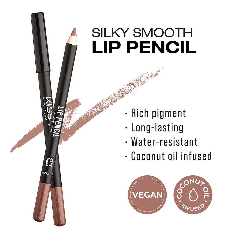 Kiss New York Silky Smooth Lip Pencil Liner - Image 42