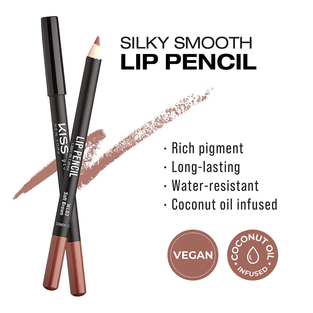 Kiss New York Silky Smooth Lip Pencil Liner - Image 43