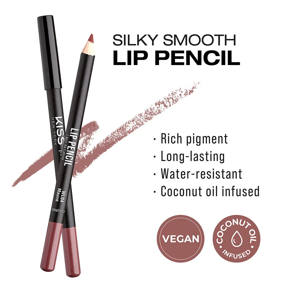 Kiss New York Silky Smooth Lip Pencil Liner - Image 44