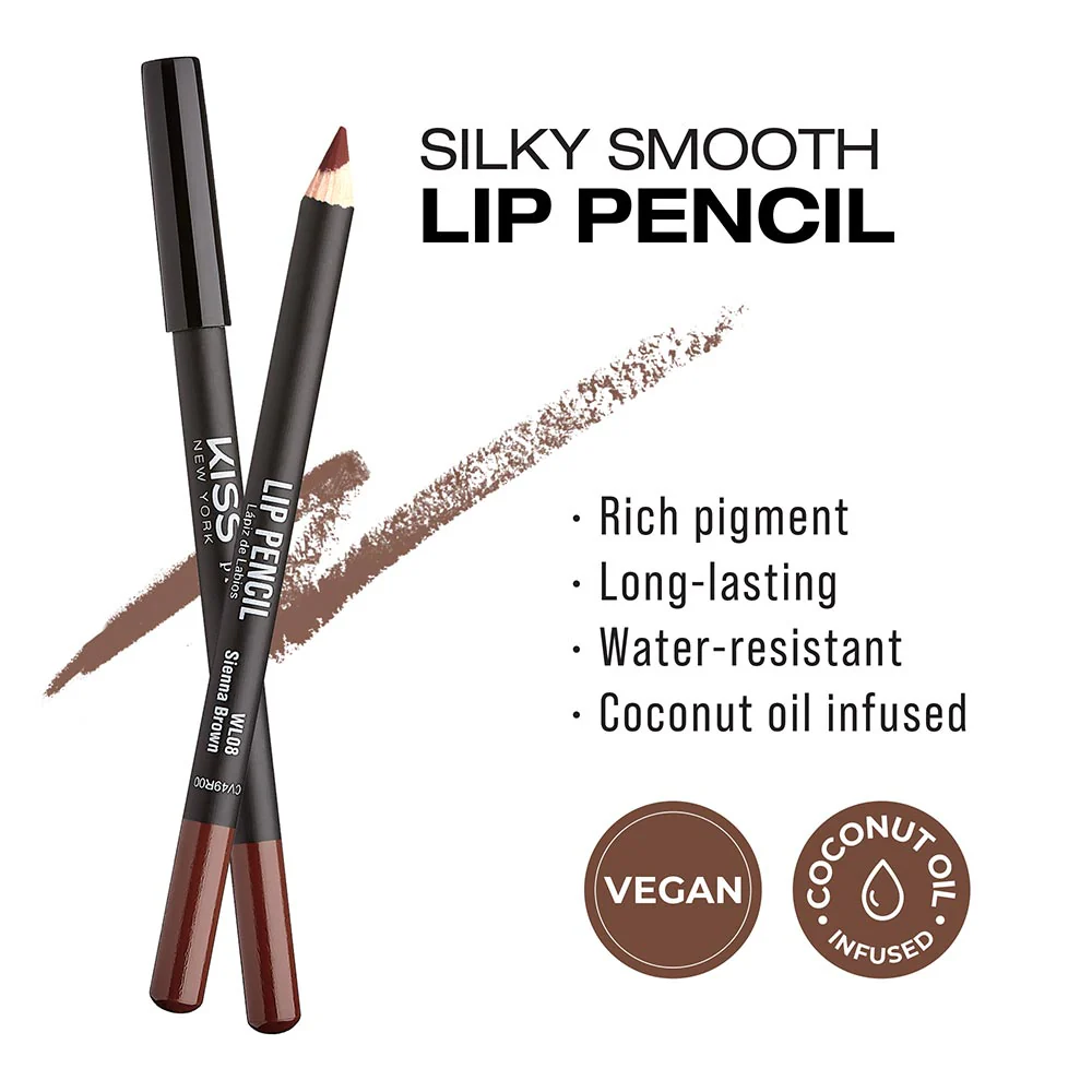Kiss New York Silky Smooth Lip Pencil Liner - Image 48