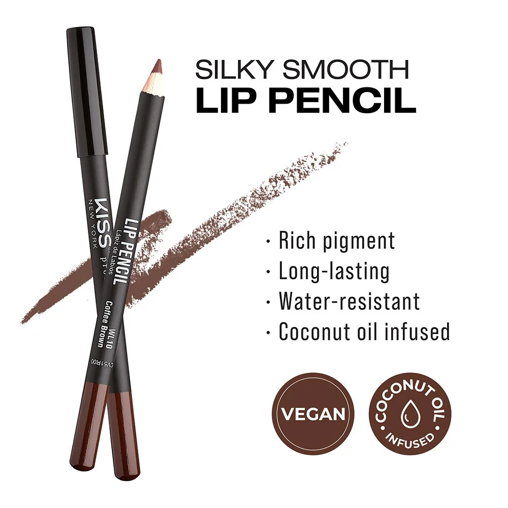Kiss New York Silky Smooth Lip Pencil Liner - Image 50