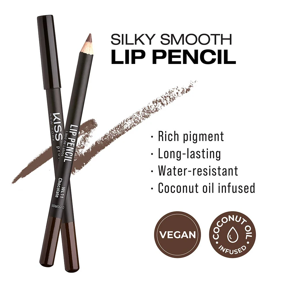 Kiss New York Silky Smooth Lip Pencil Liner - Image 51