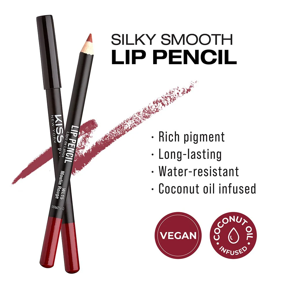 Kiss New York Silky Smooth Lip Pencil Liner - Image 55