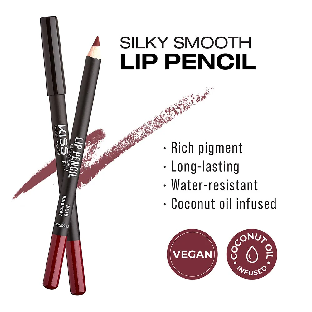 Kiss New York Silky Smooth Lip Pencil Liner - Image 56