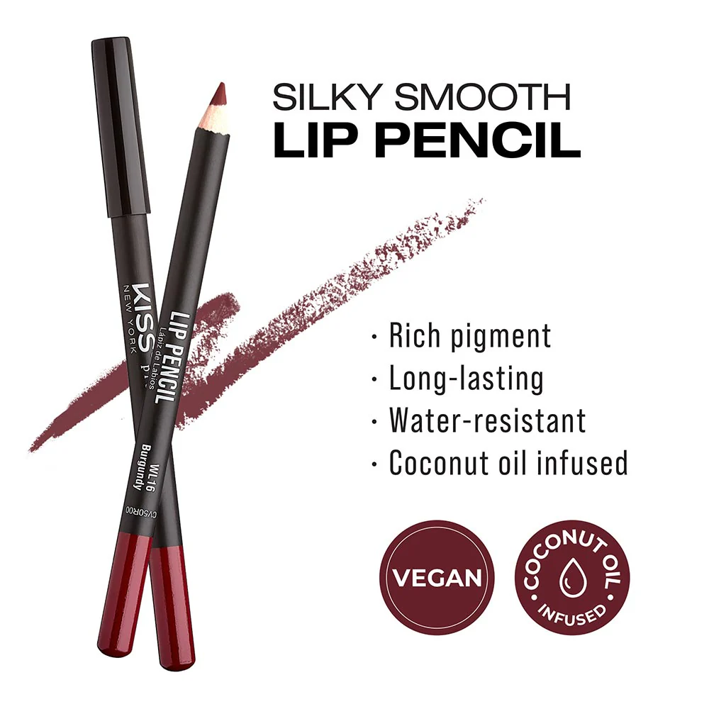 Kiss New York Silky Smooth Lip Pencil Liner - Image 57