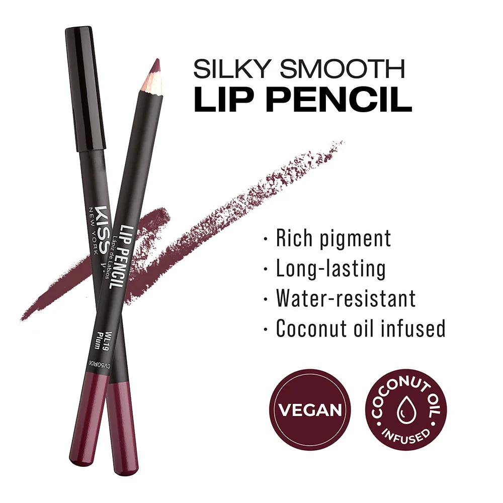 Kiss New York Silky Smooth Lip Pencil Liner - Image 59