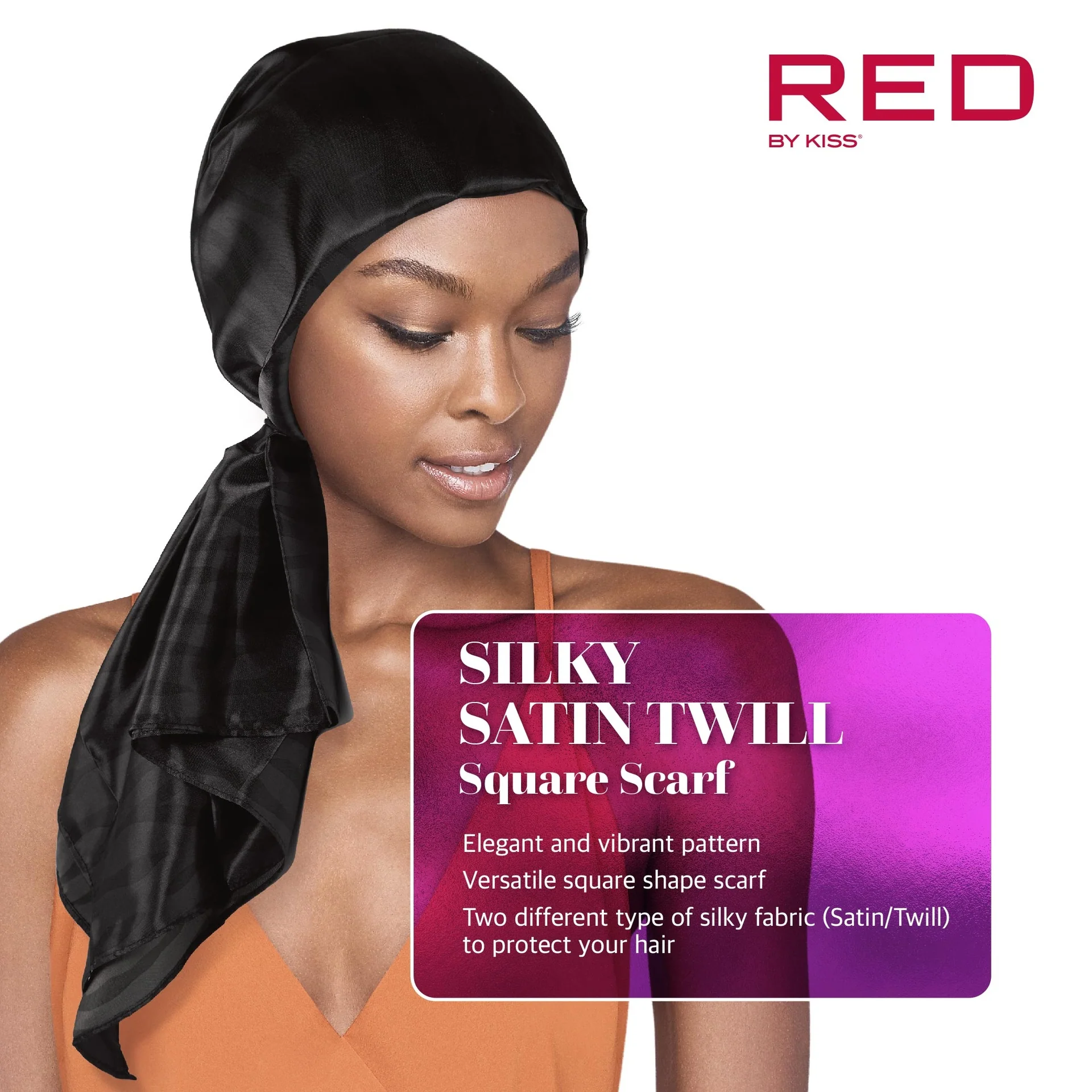 RED by KISS Silky Square Scarf - Image 19