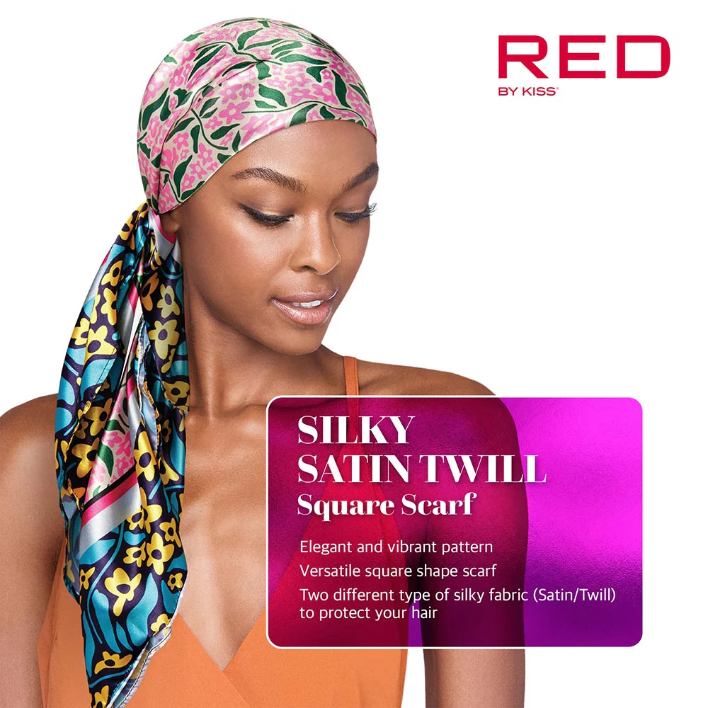 RED by KISS Silky Square Scarf - Image 30