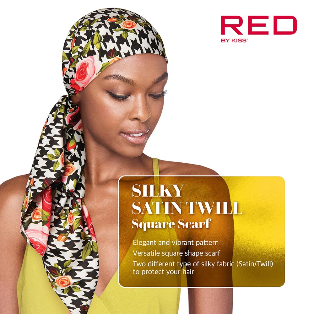 RED by KISS Silky Square Scarf - Image 34