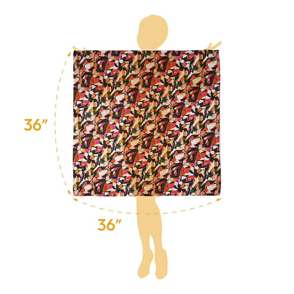 RED by KISS Silky Square Scarf - Image 50