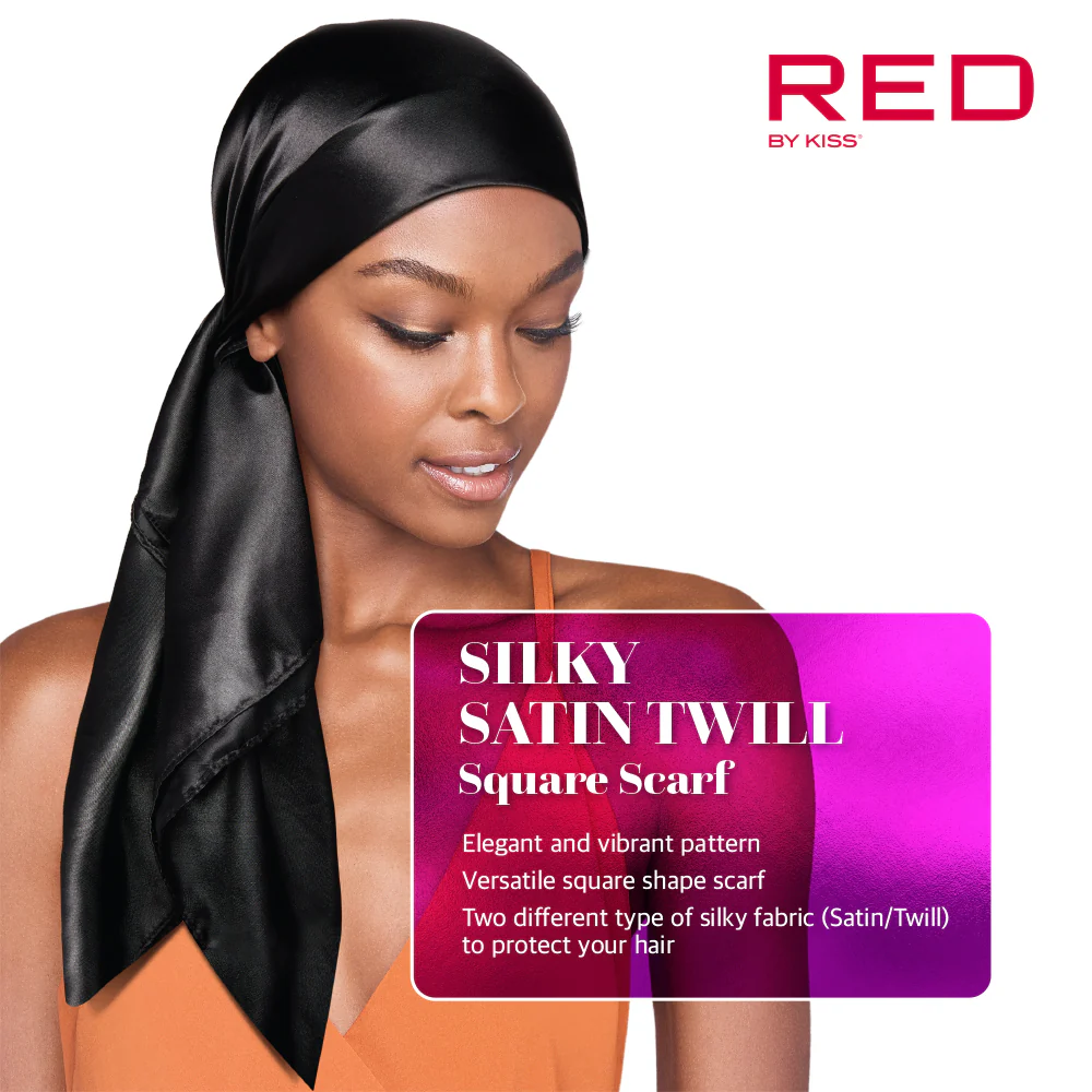 RED by KISS Silky Square Scarf - Image 58