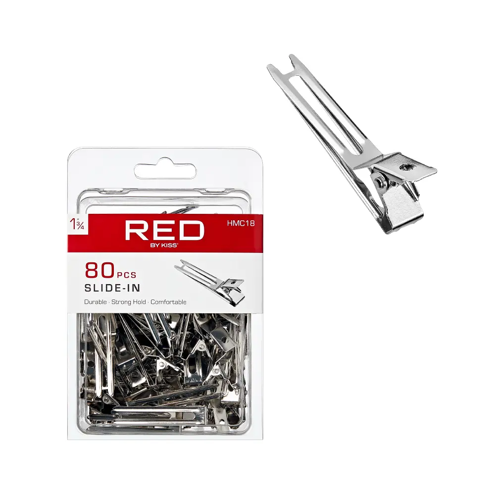 RED by KISS SIlver Slide-In Clip 1 3/4" - Image 13