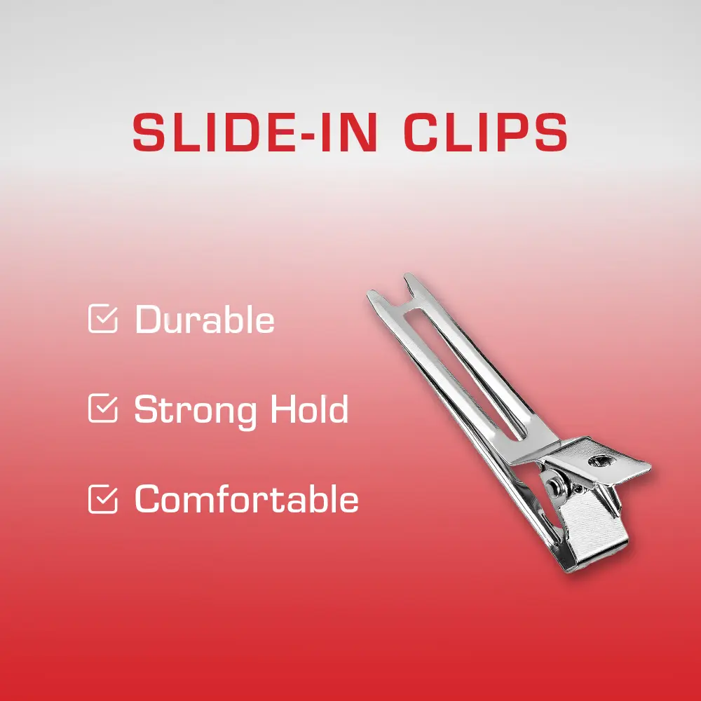 RED by KISS SIlver Slide-In Clip 1 3/4" - Image 7