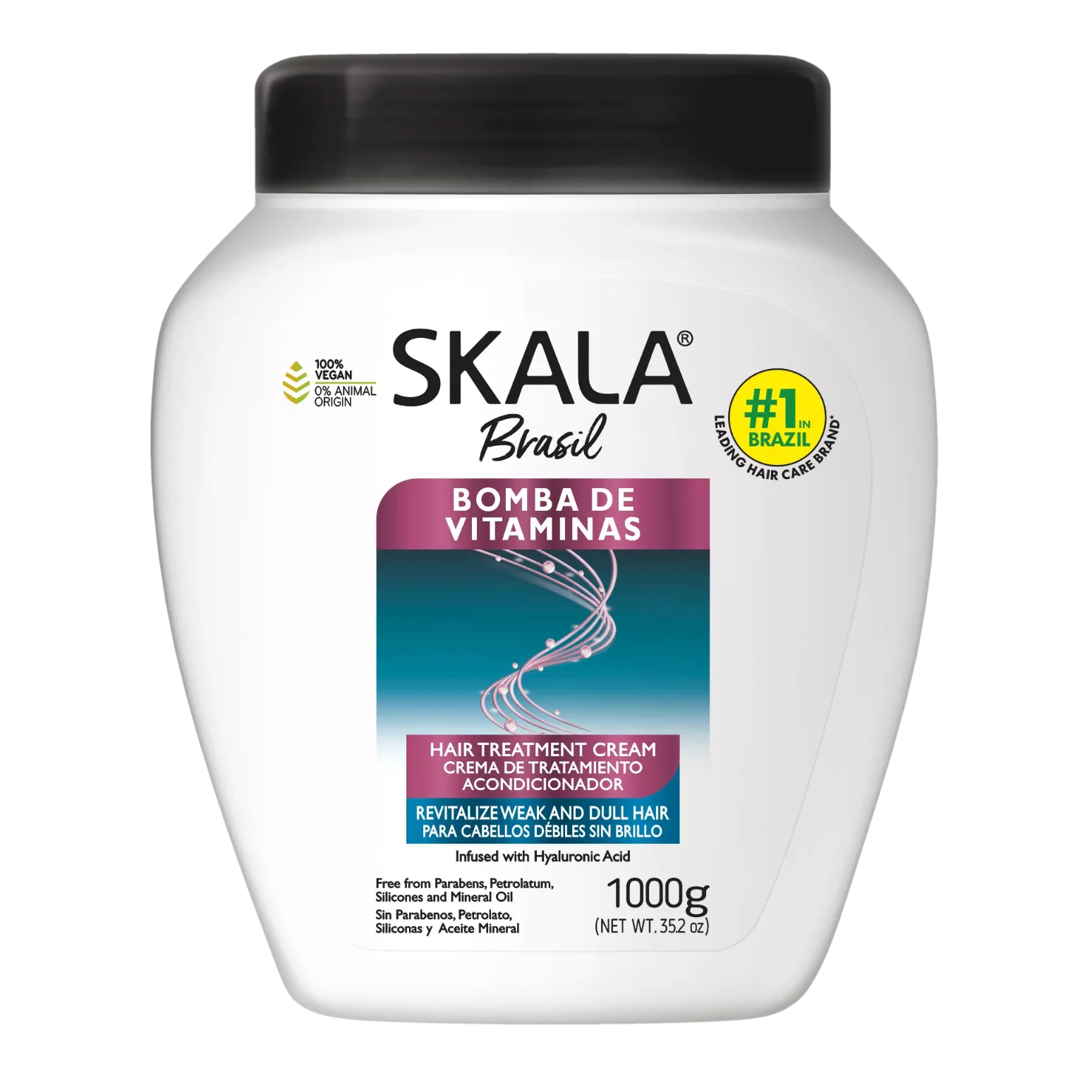 SKALA #MaisCachos 2-in-1 Curl Treatment Cream – Deep Hydration & Curl Definition (35.3oz) - Image 7