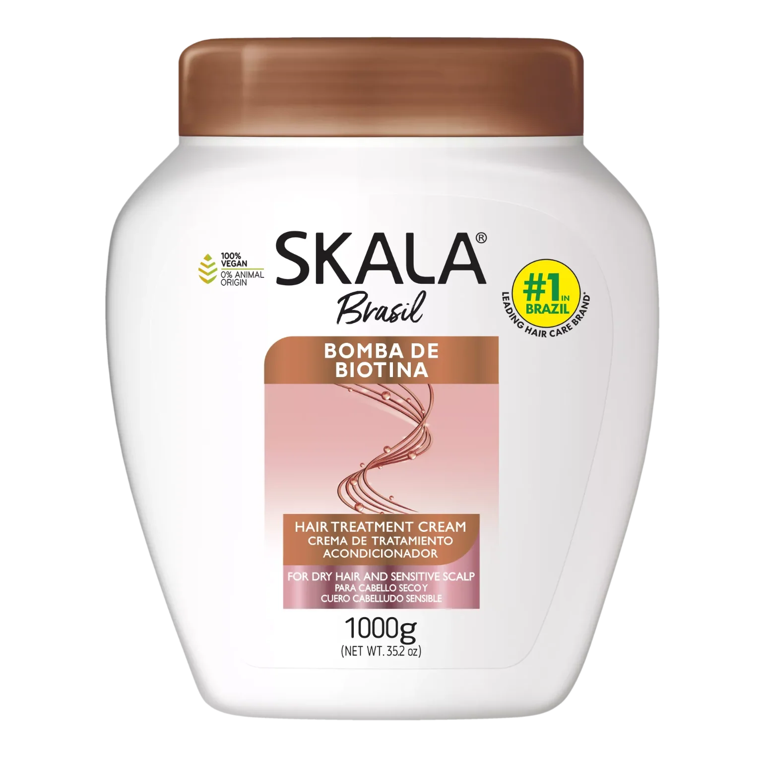 SKALA #MaisCachos 2-in-1 Curl Treatment Cream – Deep Hydration & Curl Definition (35.3oz) - Image 9