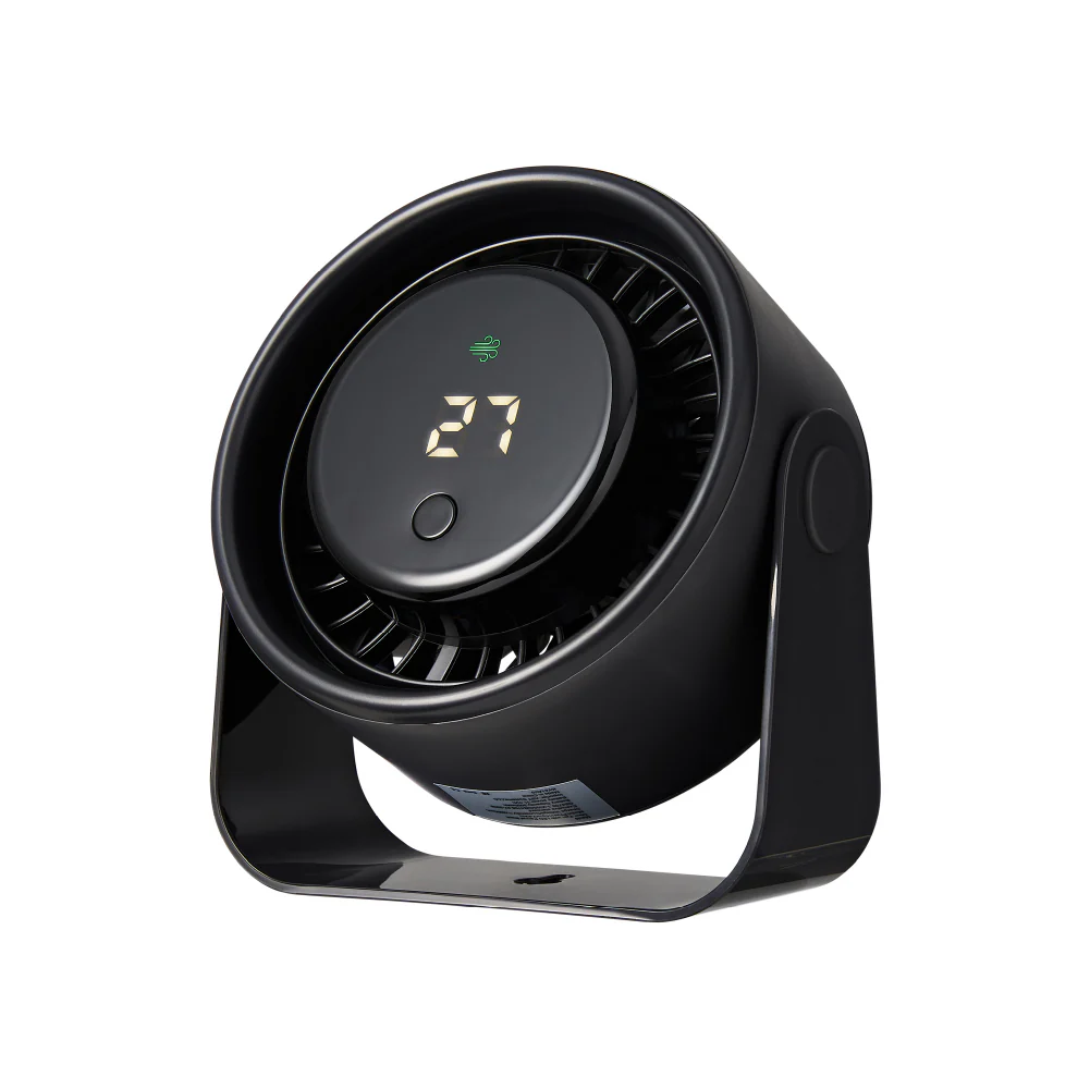 MAVIÉ Small Desk Fan, Rechargeable Quiet Mini Personal Fan With LED Digital Display, Portable Wall-Mount & Cordless Design, 5 Speeds, Long Battery Life, Travel for Office, Home, Bedroom - Image 7