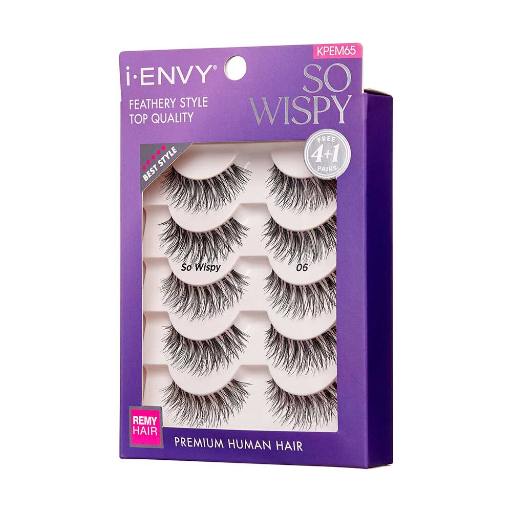 I-ENVY So Wispy Premium Human Hair Strip Lash Multi Pack - Image 10