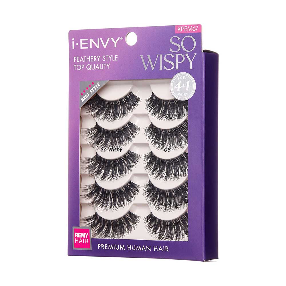 I-ENVY So Wispy Premium Human Hair Strip Lash Multi Pack - Image 15