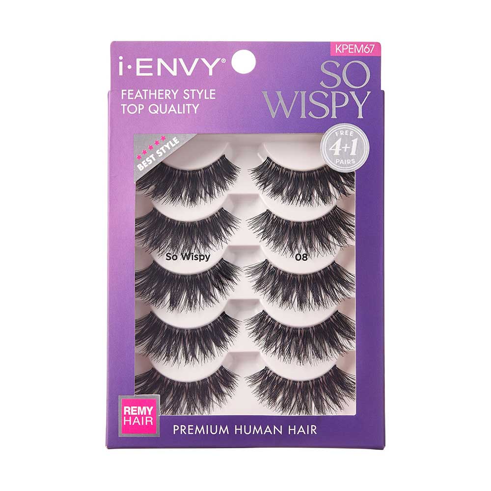 I-ENVY So Wispy Premium Human Hair Strip Lash Multi Pack - Image 17