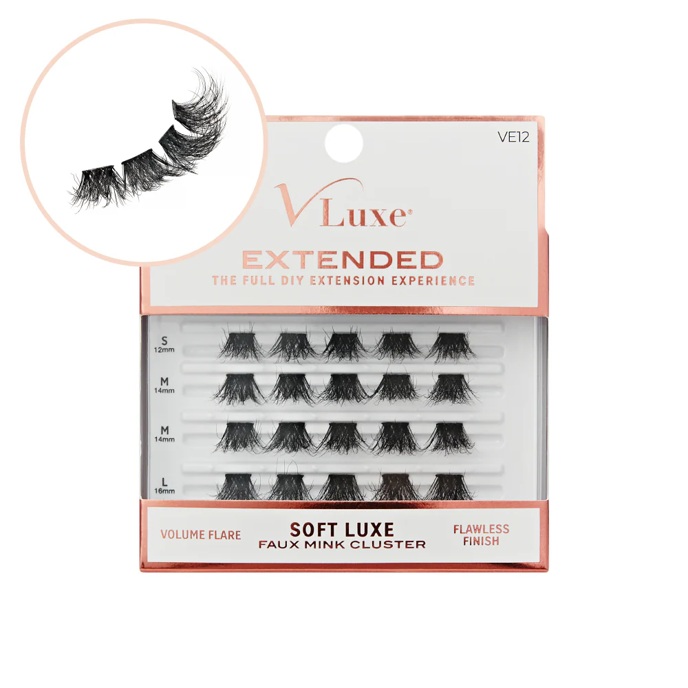 VLuxe By i•ENVY Soft Luxe Faux Mink Lash Cluster – Seamless DIY Extensions - Image 14