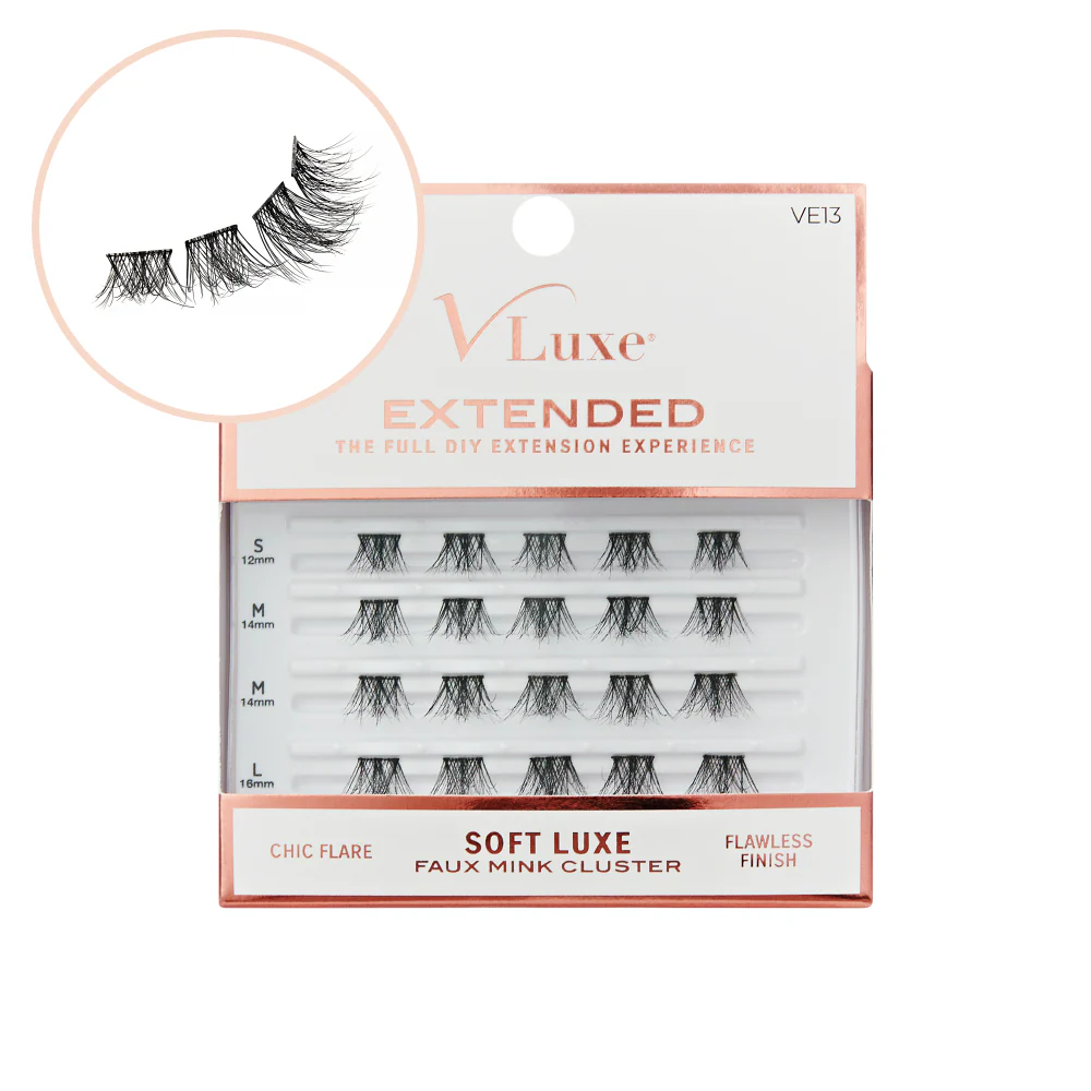 VLuxe By i•ENVY Soft Luxe Faux Mink Lash Cluster – Seamless DIY Extensions - Image 21