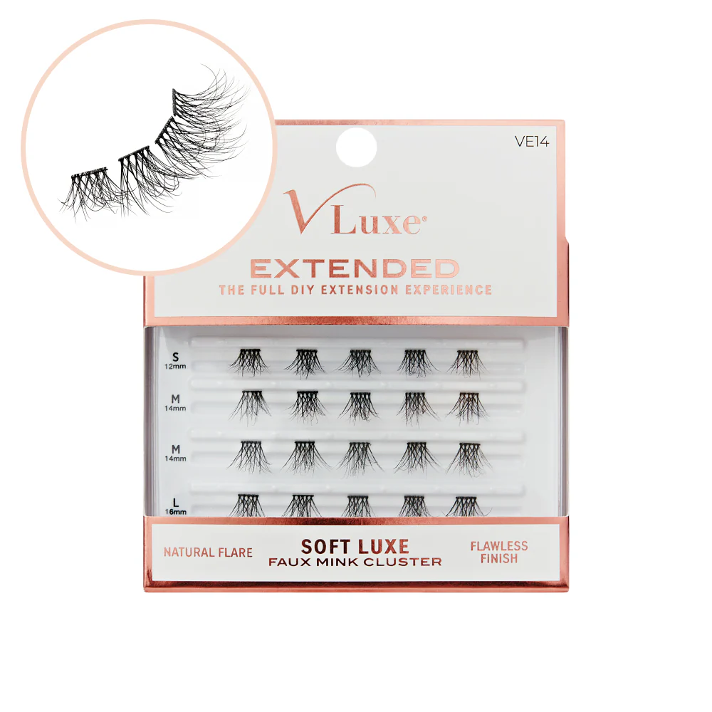VLuxe By i•ENVY Soft Luxe Faux Mink Lash Cluster – Seamless DIY Extensions - Image 28