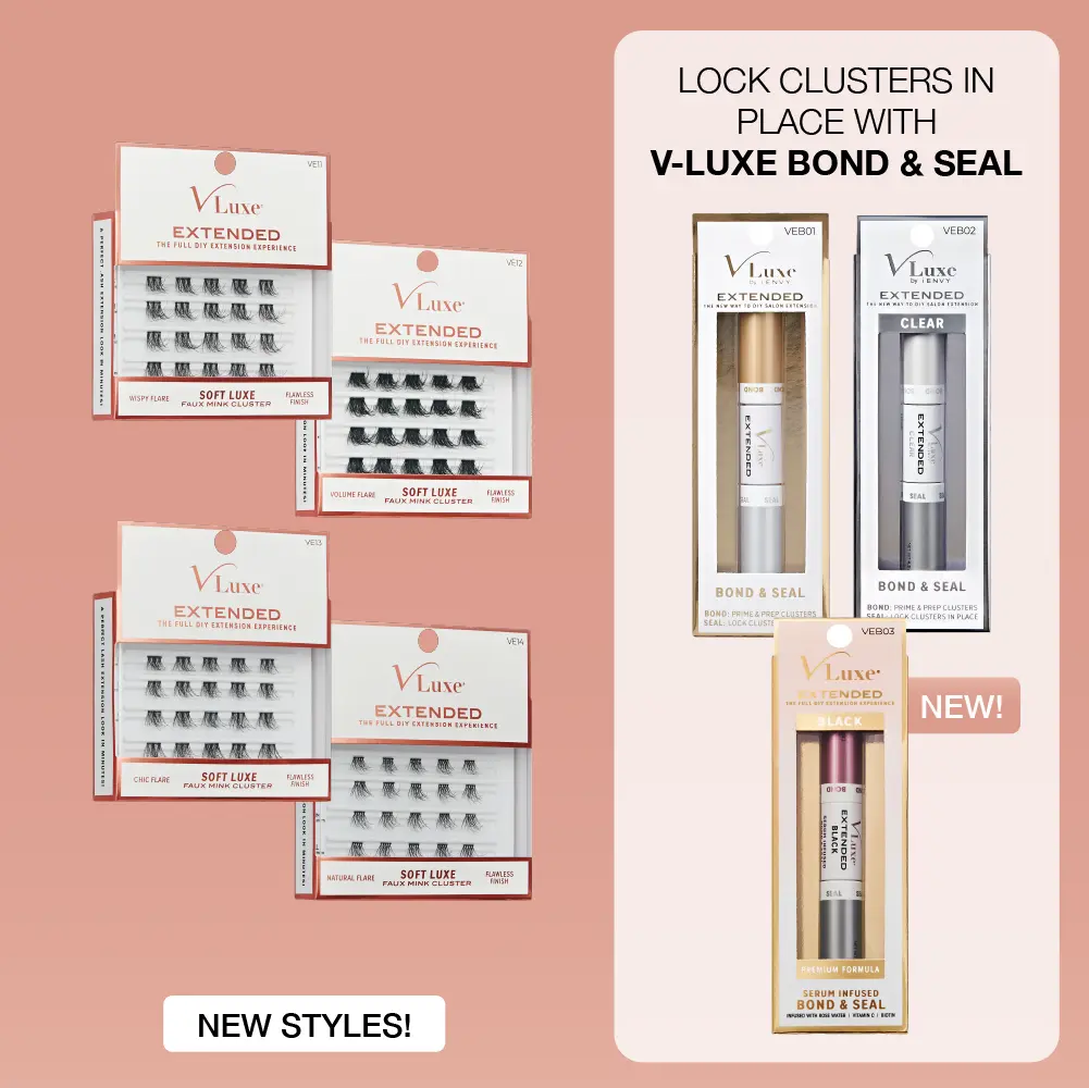 VLuxe By i•ENVY Soft Luxe Faux Mink Lash Cluster – Seamless DIY Extensions - Image 7