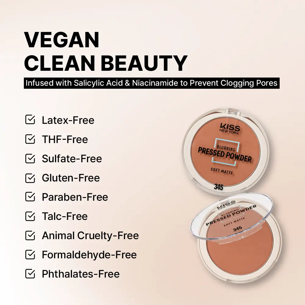 Ruby Kisses Soft Matte Pressed Powder Lightweight Blurring Setting Powder for Oily & Combination Skin - Image 14