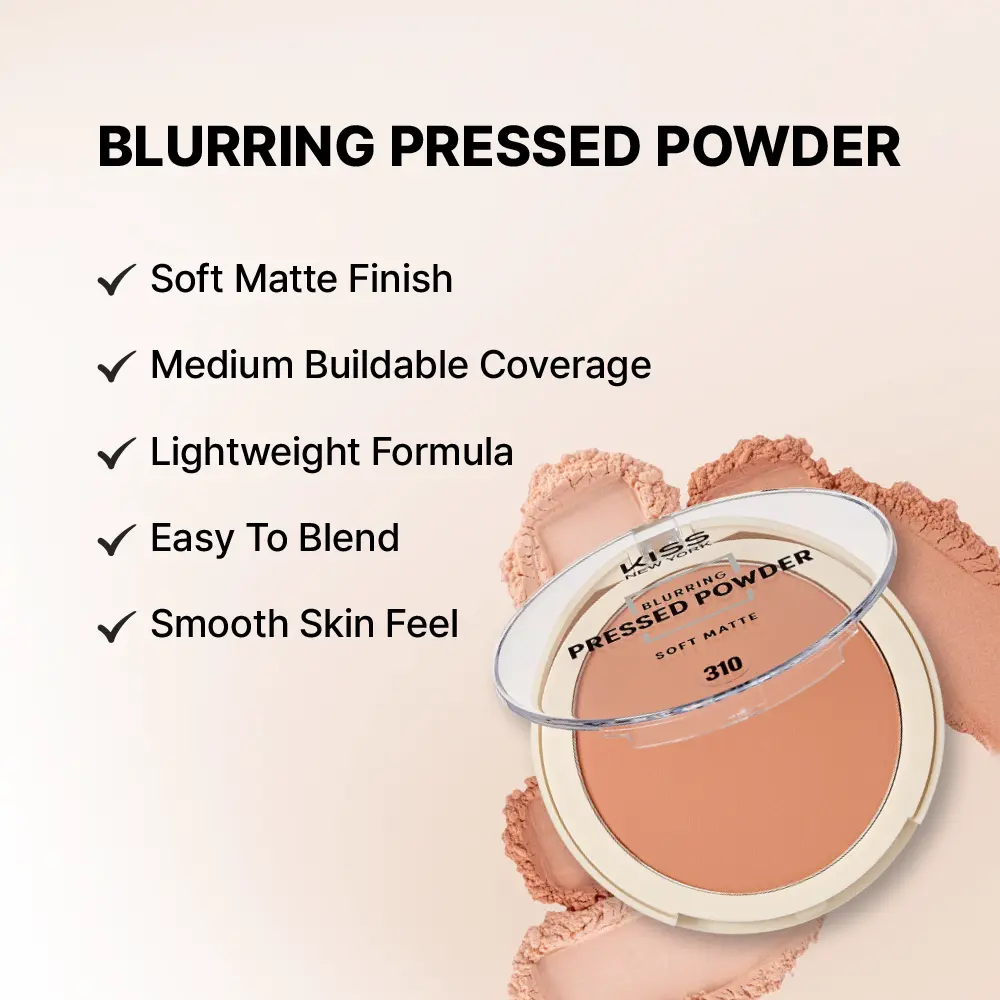 Ruby Kisses Soft Matte Pressed Powder Lightweight Blurring Setting Powder for Oily & Combination Skin - Image 52