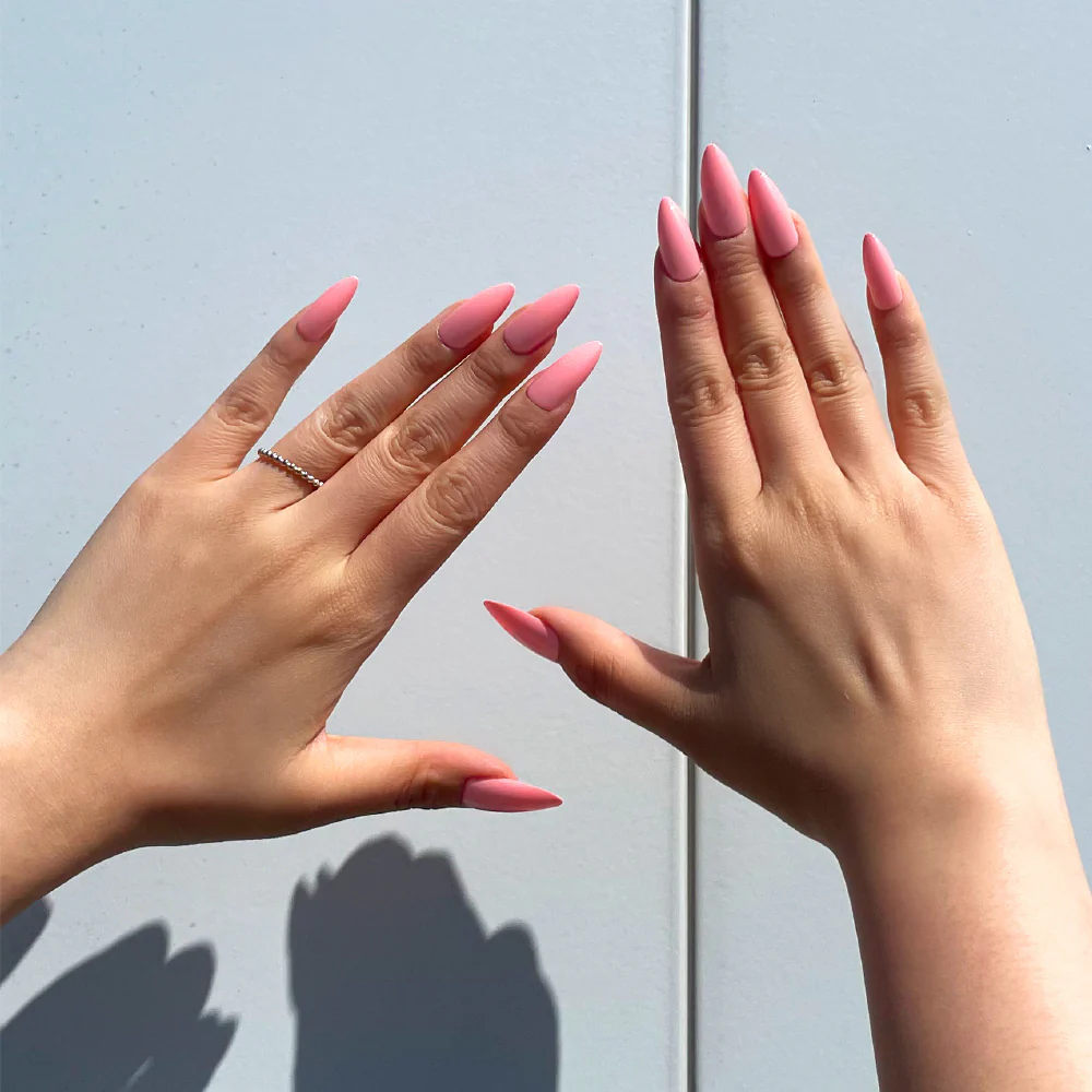 Gold Finger Solid Color Nails - Image 2