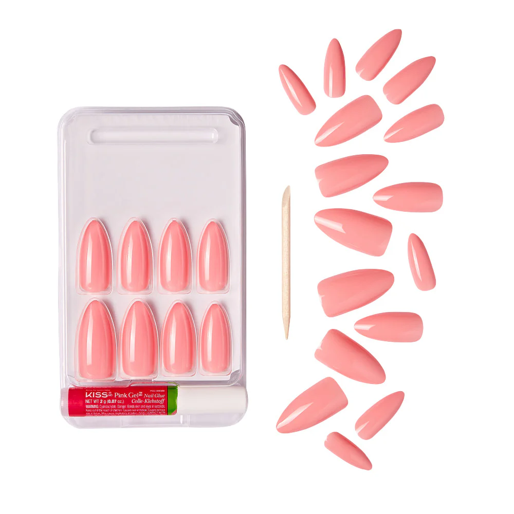 Gold Finger Solid Color Nails - Image 4