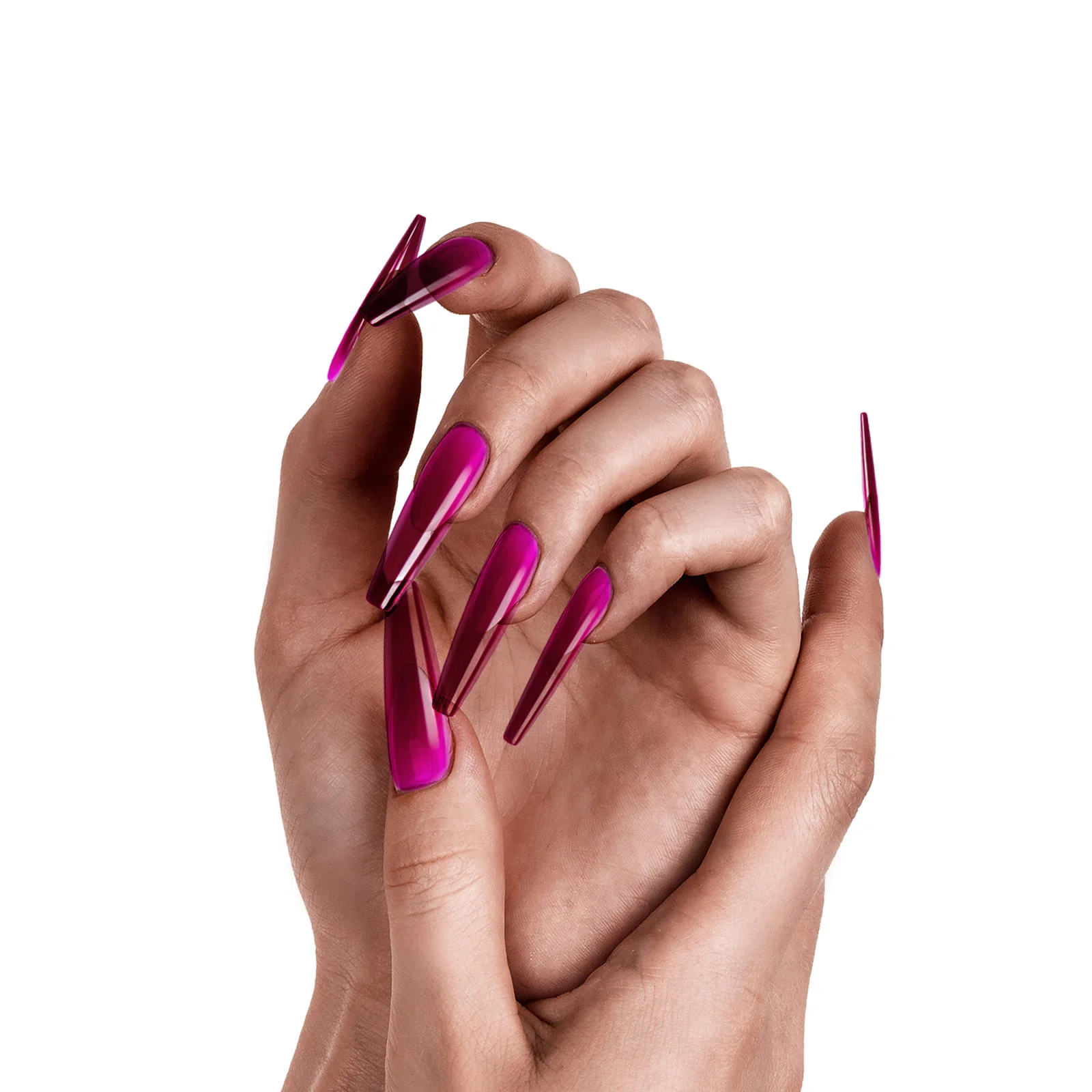 Gold Finger Solid Color Nails - Image 2