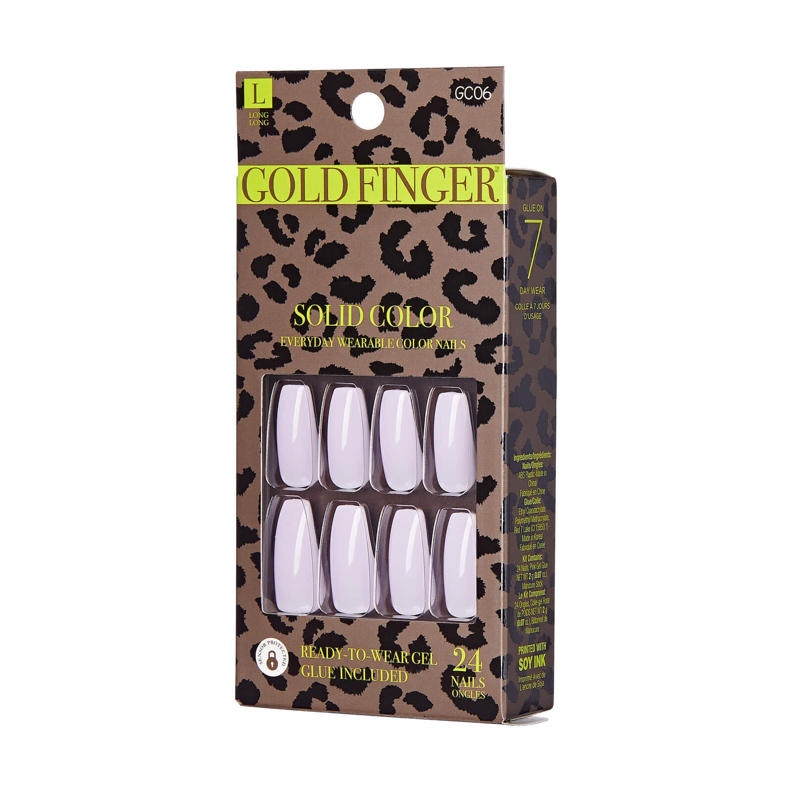 Gold Finger Solid Color Nails - Image 5