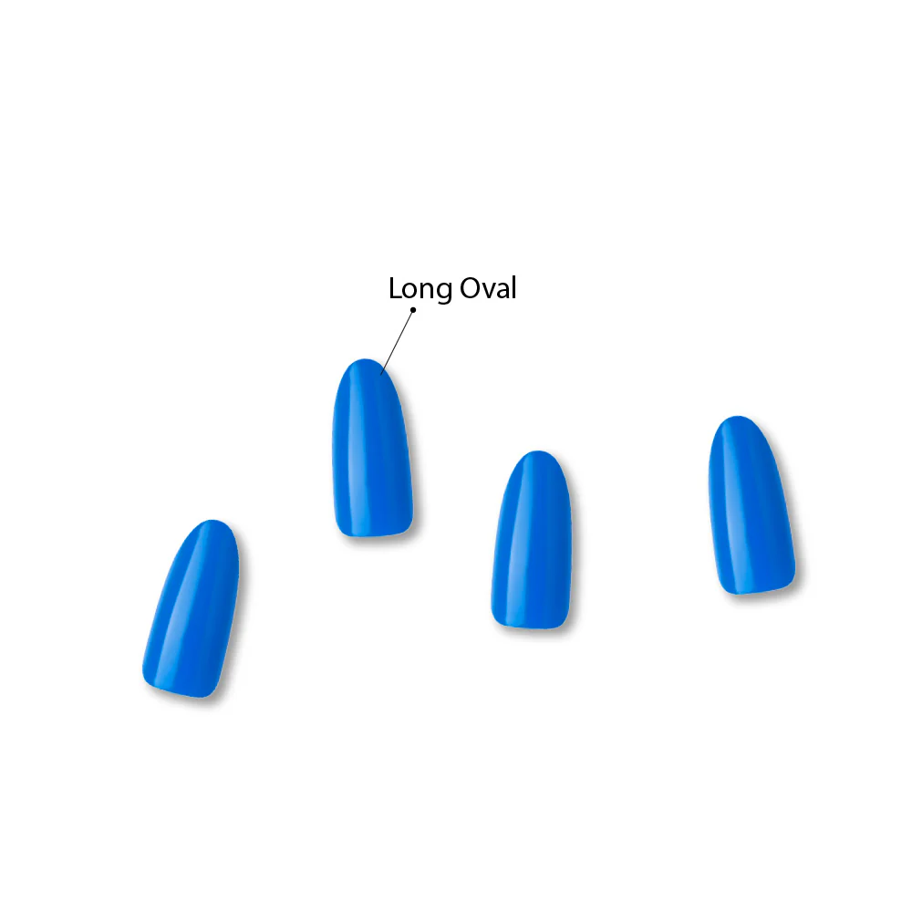 Gold Finger Solid Color Press On Nails Kit – Long Lasting Glue-On Fake Nails Set - Image 2