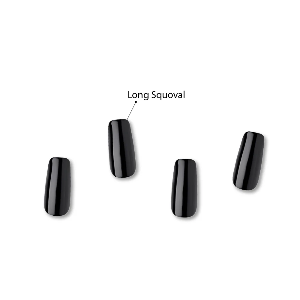 Gold Finger Solid Color Press On Nails Kit – Long Lasting Glue-On Fake Nails Set - Image 23