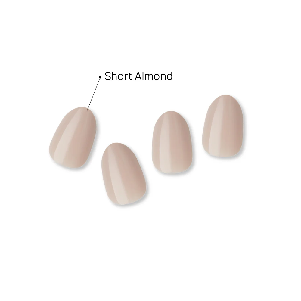 Gold Finger Solid Color Press On Nails Kit – Long Lasting Glue-On Fake Nails Set - Image 55