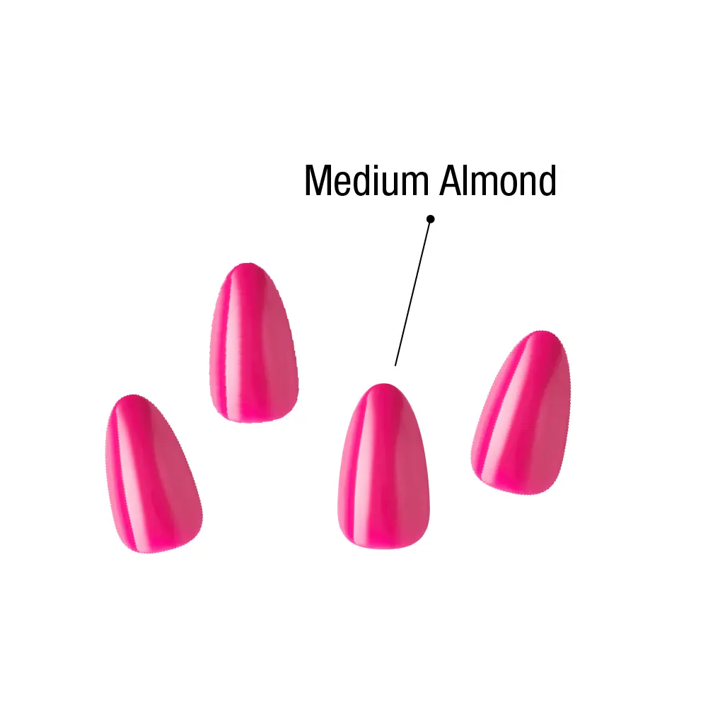 Gold Finger Solid Color Press On Nails Kit – Long Lasting Glue-On Fake Nails Set - Image 72