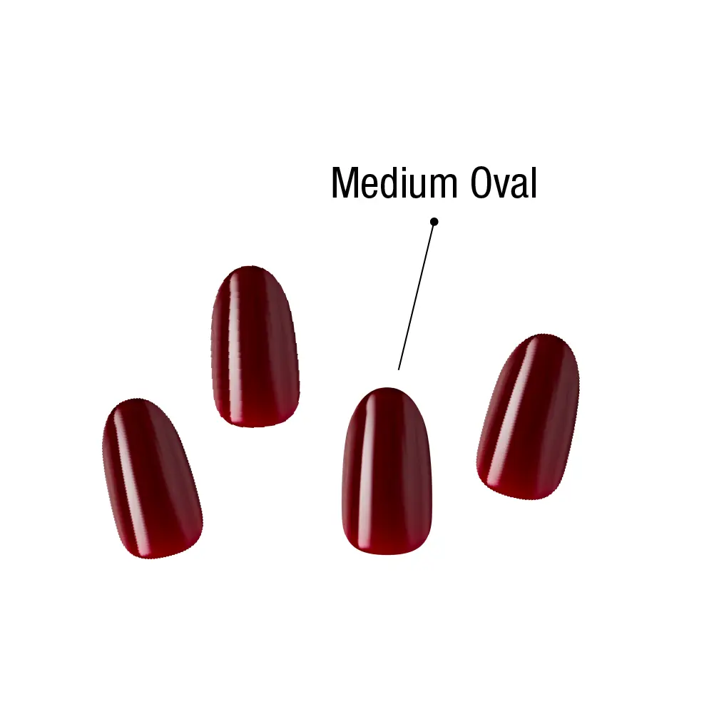Gold Finger Solid Color Press On Nails Kit – Long Lasting Glue-On Fake Nails Set - Image 87