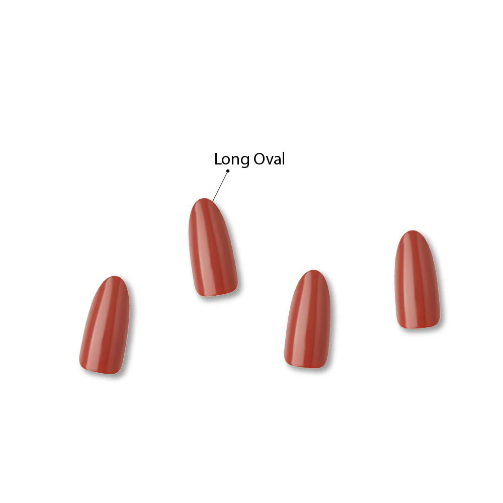 Gold Finger Solid Color Press On Nails Kit – Long Lasting Glue-On Fake Nails Set - Image 9