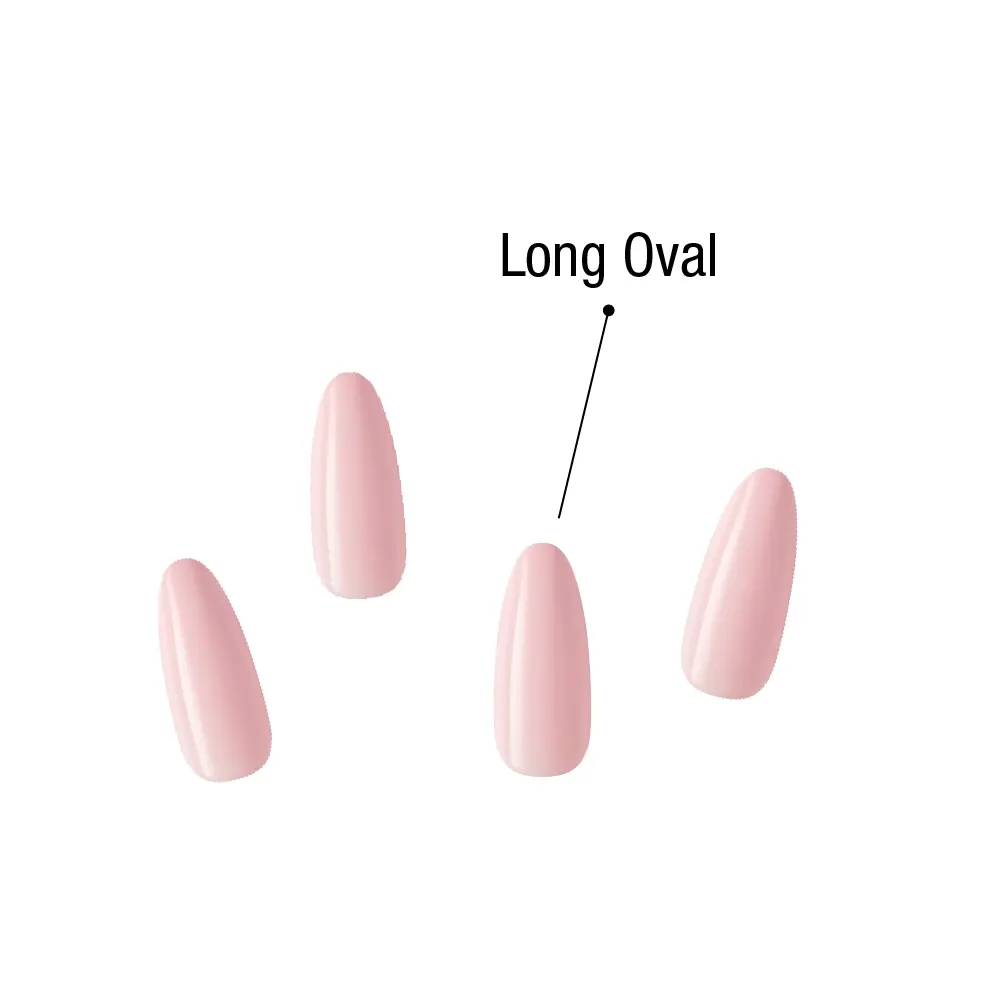 Gold Finger Solid Color Press On Nails Kit – Long Lasting Glue-On Fake Nails Set - Image 94