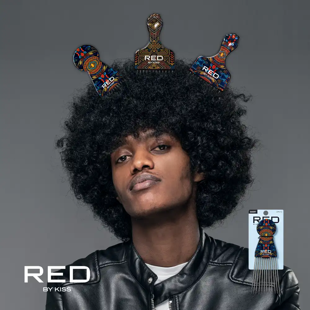 RED by KISS Soul Pik Curly Hair & Afros Hair Pick - Image 17