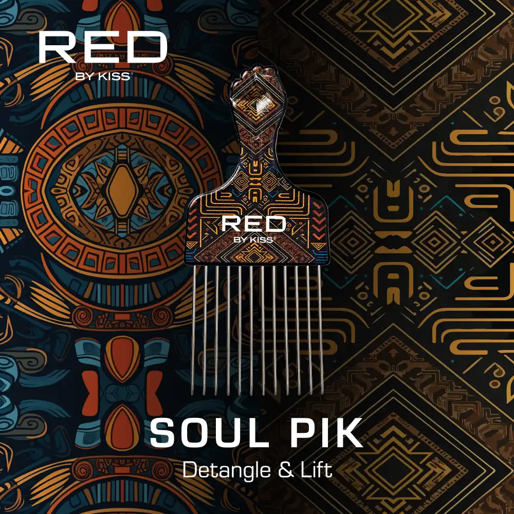 RED by KISS Soul Pik Curly Hair & Afros Hair Pick - Image 37
