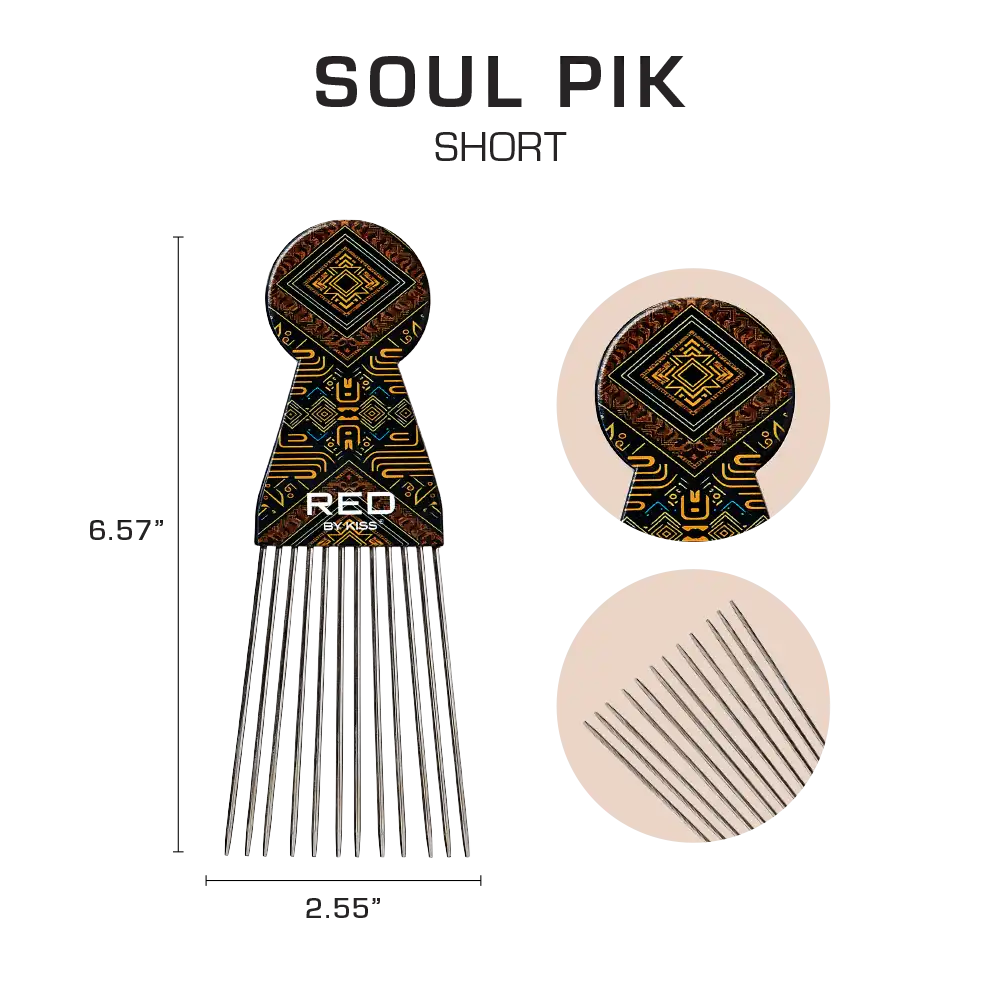 RED by KISS Soul Pik Curly Hair & Afros Hair Pick - Image 51