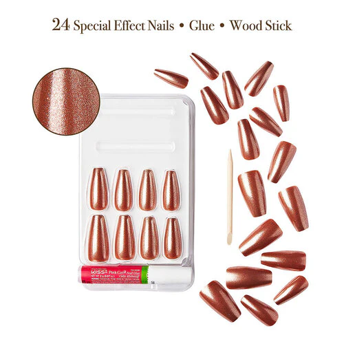 Gold Finger Special Effect Nails - Image 3